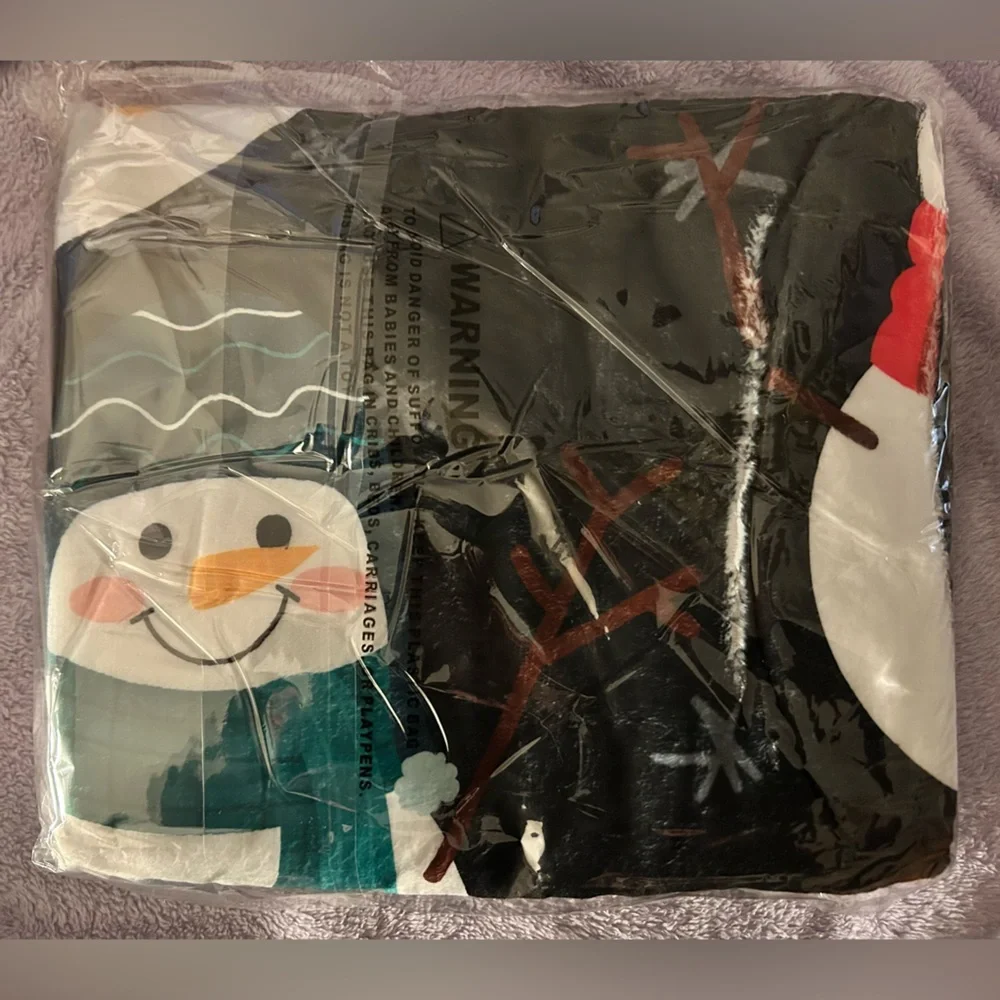 Snowman Throw Blanket